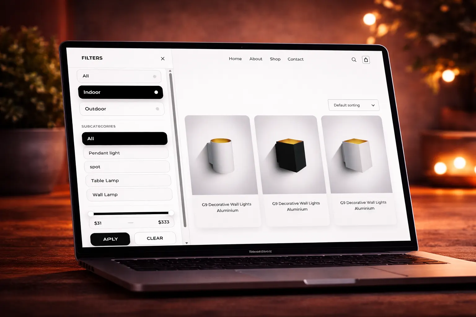 Luminaire LB website